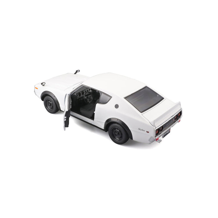 Кола Maisto Special Edition - 1973 Nissan Skyline 2000GT-R, 1:24, бяла