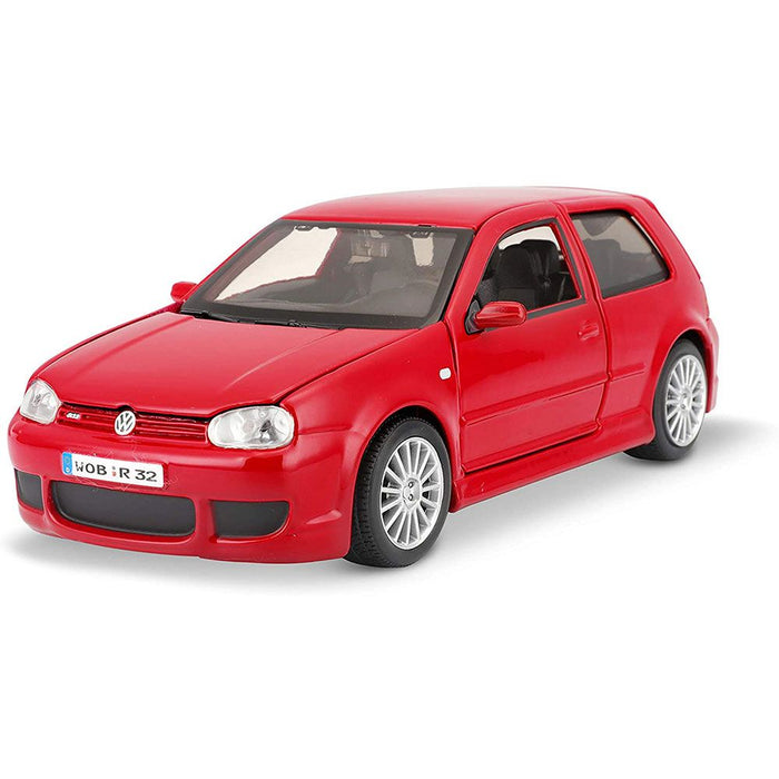 Метална количка Maisto Special Edition - Volkswagen Golf R32, 1:24, червена
