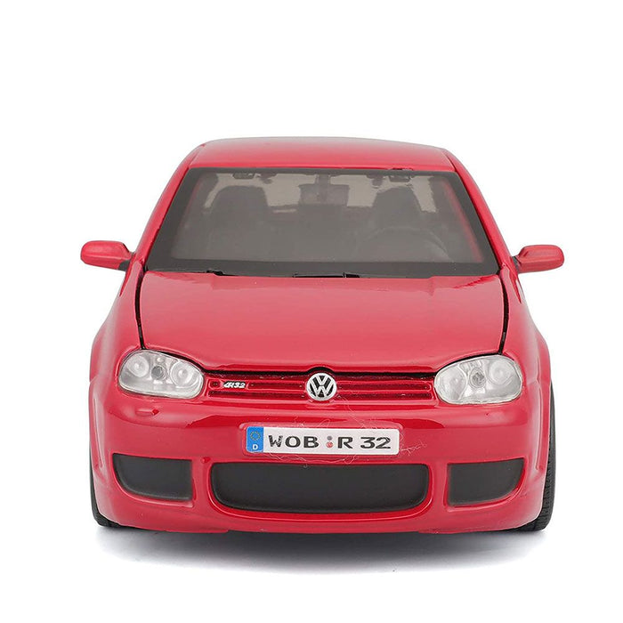 Метална количка Maisto Special Edition - Volkswagen Golf R32, 1:24, червена
