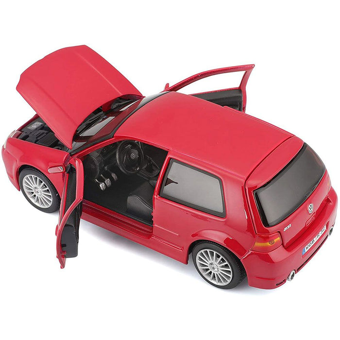 Метална количка Maisto Special Edition - Volkswagen Golf R32, 1:24, червена