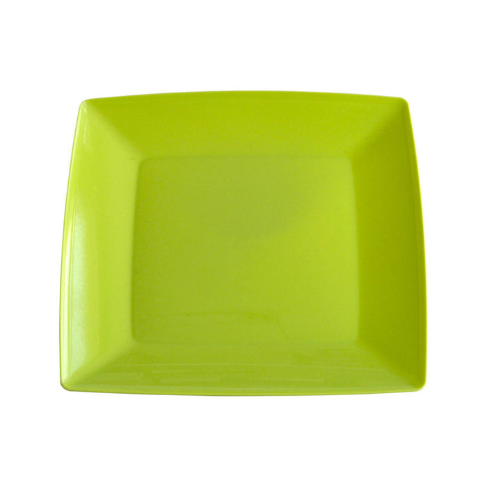 PLASTIC PLATE SQUARE 23X23 CM MAK