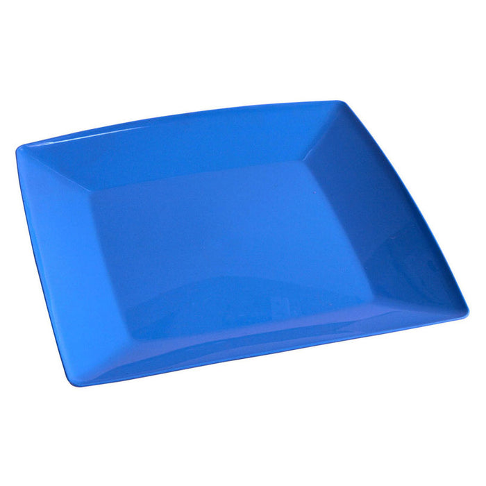 PLASTIC PLATE SQUARE 23X23 CM MAK