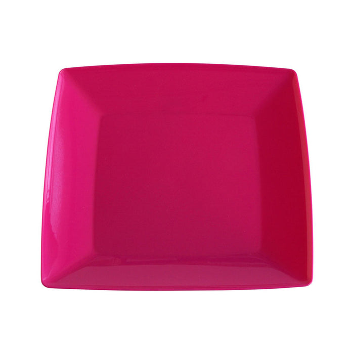 PLASTIC PLATE SQUARE 23X23 CM MAK