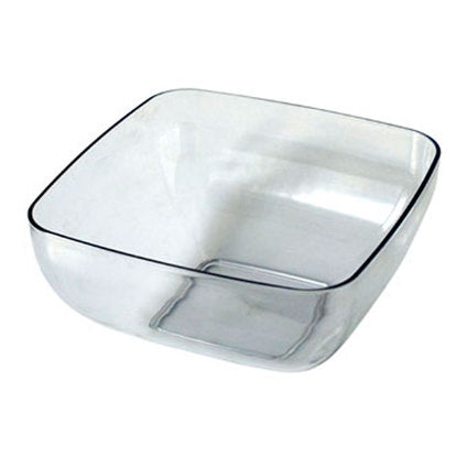 SQUARE TRANSPARENT BOWL 4 L. MAK