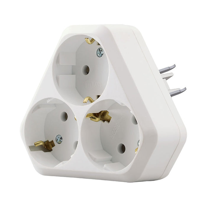TRIPLE BUILT-IN CONTACT MAKEL 16A/250V IP20