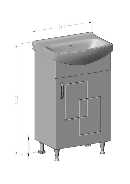 BASE CABINET ILINA 50