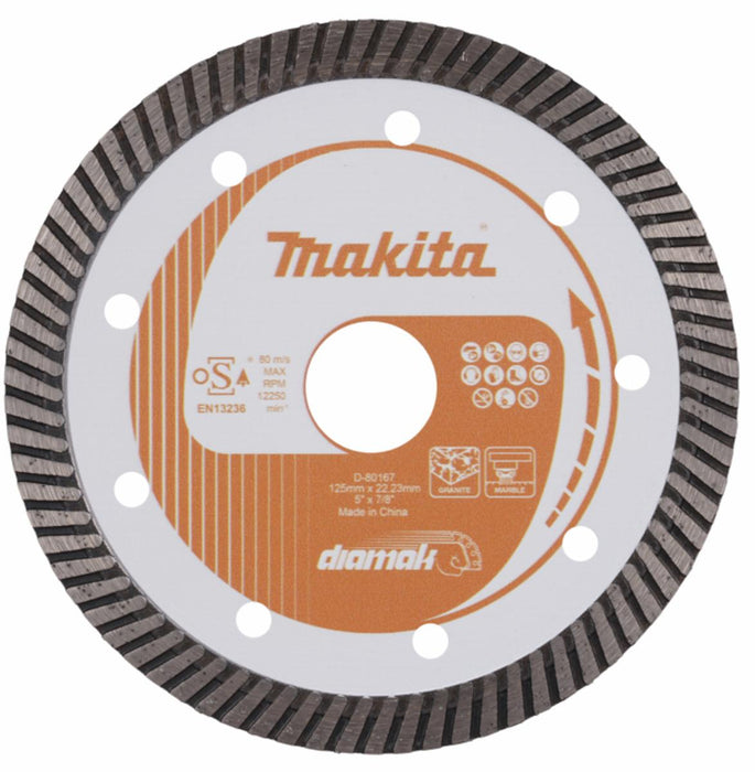 DIAMOND DISC 125X22.23 D-80167 MAKITA