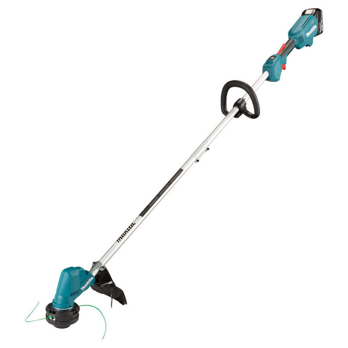BATTERY BRUSHLESS HAIRMAKITA DUR192LST 18 V, NUMBER OF BATTERIES 1, 5.00 Ah, CUTTING WIDTH 30.00 cm