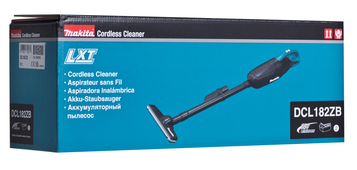 Makita DCL182ZB Cordless Vacuum Cleaner, Blue