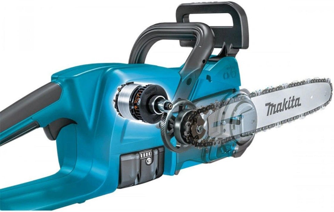 BATTERY BRUSHLESS CHAIN SAW MAKITA DUC357Z 18 V, WITHOUT BATTERY AND CHARGER, BAR LENGTH 35.00 cm