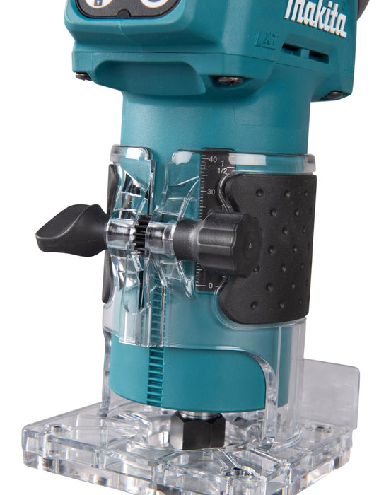 Battery-powered milling machine Makita DRT52Z Blue, Black