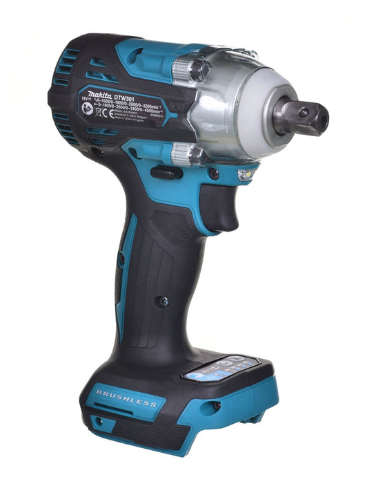 MAKITA DTW301Z power screwdriver/impact driver 1/2" 18V Black, Blue