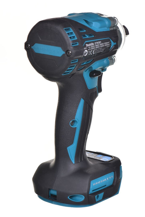 MAKITA DTW301Z power screwdriver/impact driver 1/2" 18V Black, Blue