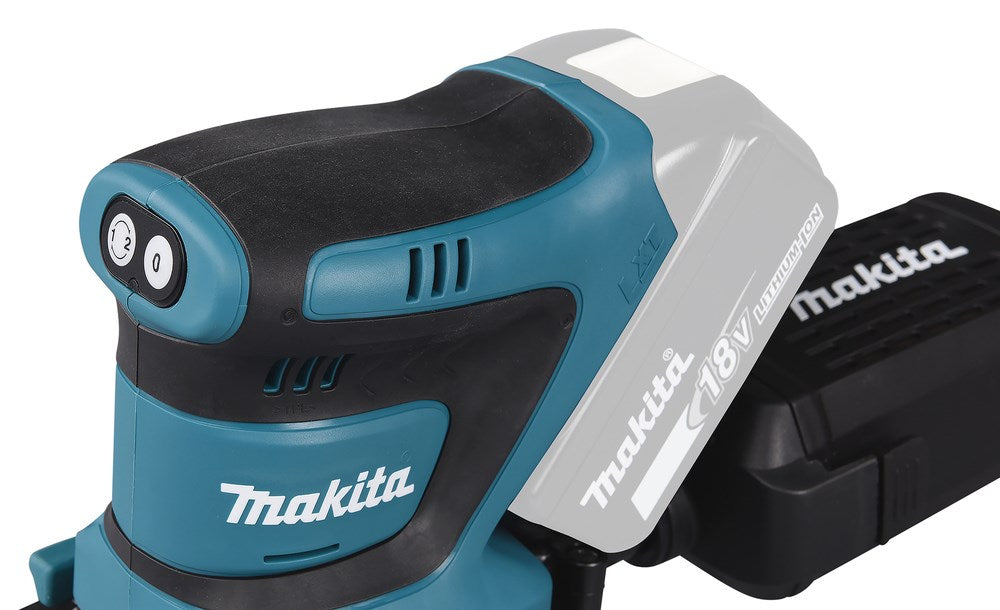 Makita DBO480Z portable sander Random orbital sander 14000 OPM Black, Blue 210 W