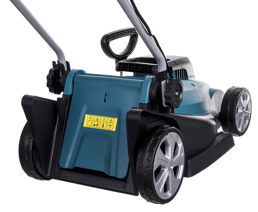Makita ELM3320 lawn mower Walk behind lawn mower Black,Turquoise AC