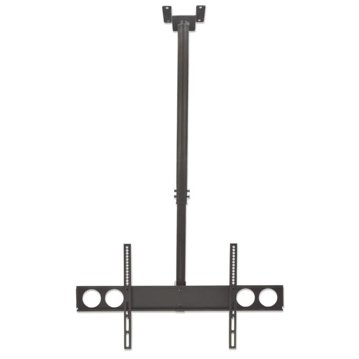 Manhattan TV & Monitor Mount, Ceiling, 1 screen, Screen Sizes: 37-75", Height: 105-156 cm, Black, VESA 200x200 to 800x400mm, Max 50kg, LFD, Lifetime Warranty