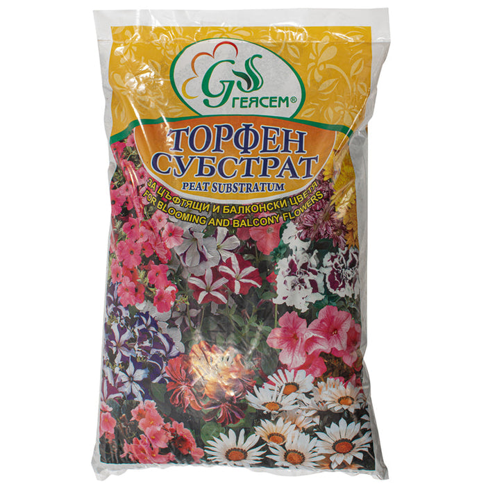 MANURE SUBSTRATE FOR FLOWERING PLANTS 10L GEASEM - Почви<<<Торове почви и тревни смески<<<Градина<<<Praktiker