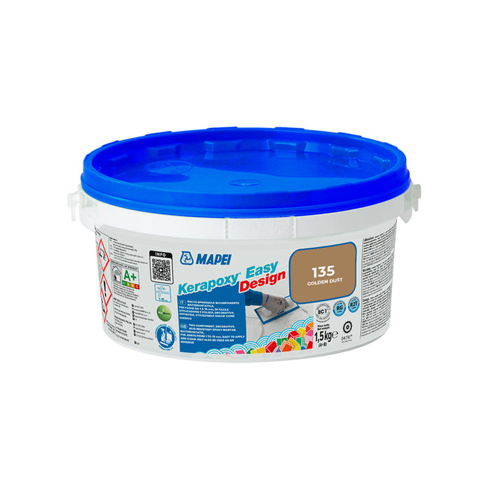 EPOXY GROUTING MIXTURE KERAPOXY EASY DESIGN MAPEI 135 GOLD DUST