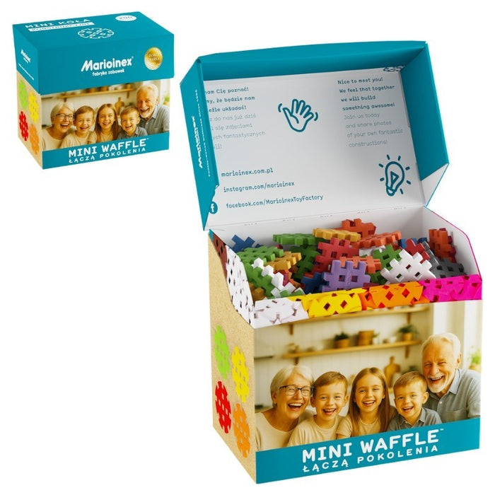 MARIOINEX Mini Waffle Building Blocks Set, 200 pieces