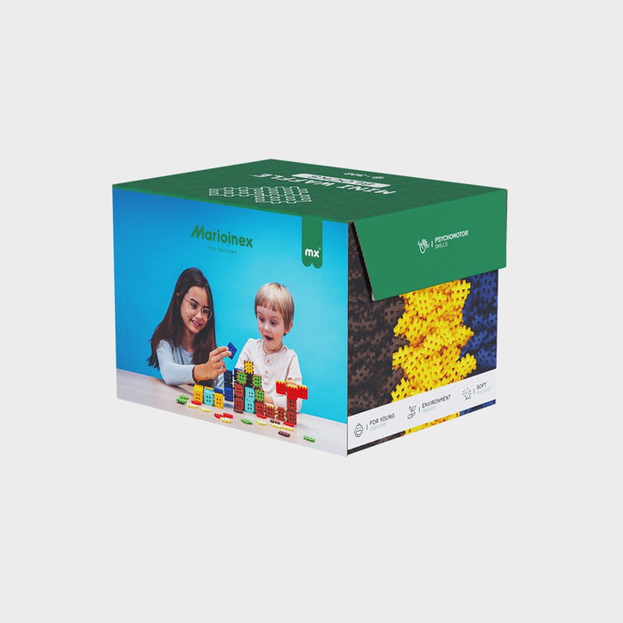 Marioinex Mini Waffle Building Blocks, 302 pieces