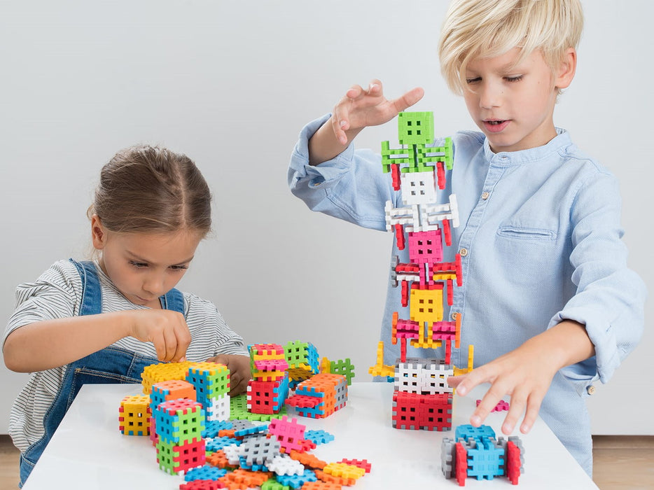 Marioinex Mini Waffle building blocks, 500 pieces, pastel colours