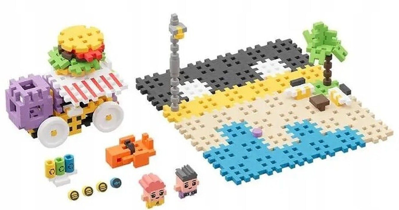 Marioinex Mini Waffle Building Blocks – City: Food Truck, 148 pieces