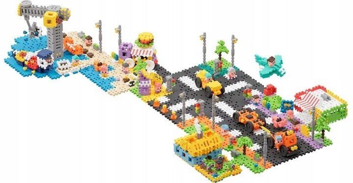 Marioinex Mini Waffle Building Blocks – City: Food Truck, 148 pieces