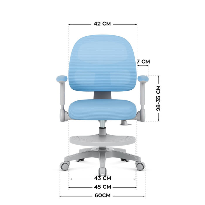 Junior 5.0 Blue swivel chair