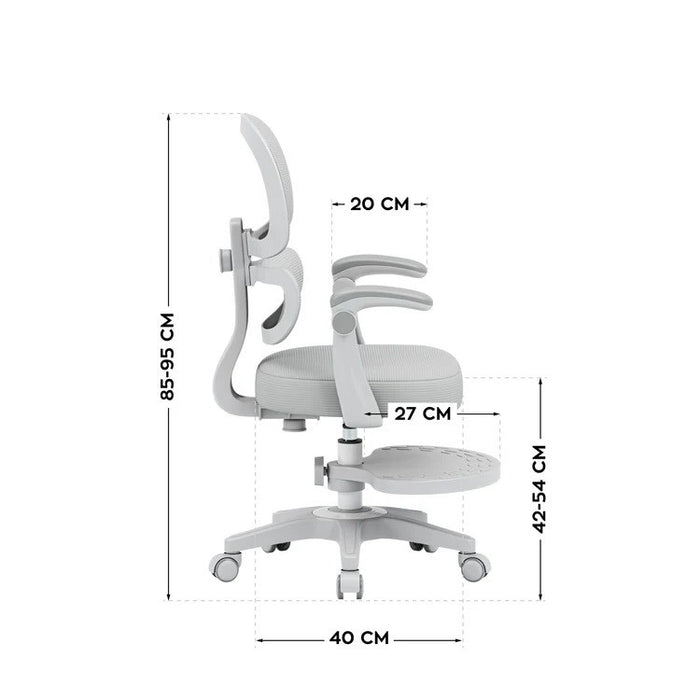 Junior 4.4 Grey swivel chair