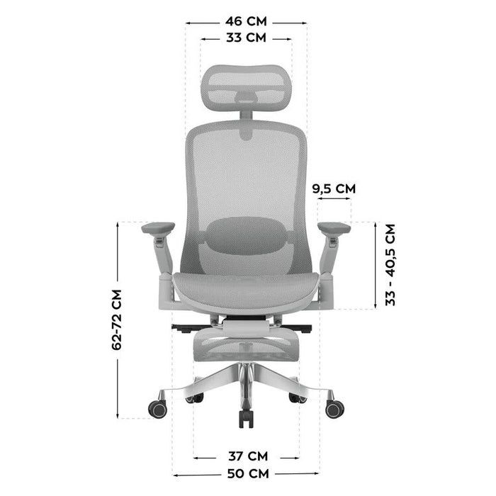 Swivel chair Leadpro 8.7 Grey
