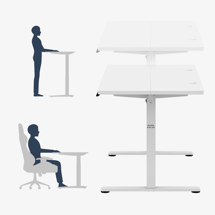 Electric desk Leader 7.3 White