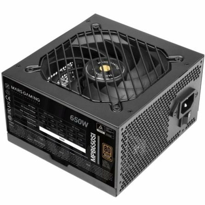Power supply Mars Gaming TACMARS-MPB650SI 650 W 80 Plus Bronze