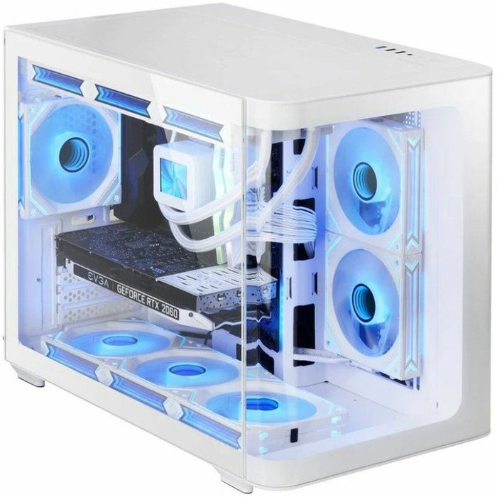 ATX Semi-tower Box Mars Gaming MCFUSIONMW White