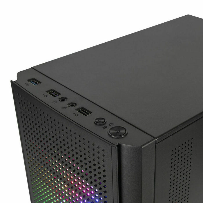 ATX Semi-tower Box Mars Gaming MC300 Black LED RGB RGB mATX
