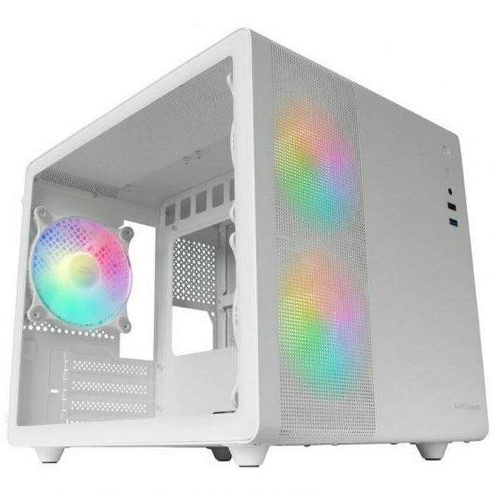 ATX Semi-tower Box Mars Gaming MC400W White Black
