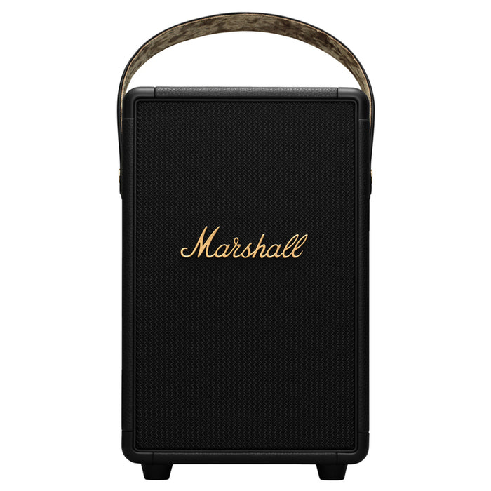 Bluetooth speaker MARSHALL TUFTON BLACK & BRASS 40 W, BLUETOOTH, BATTERY UP TO 20 HOURS, BLACK