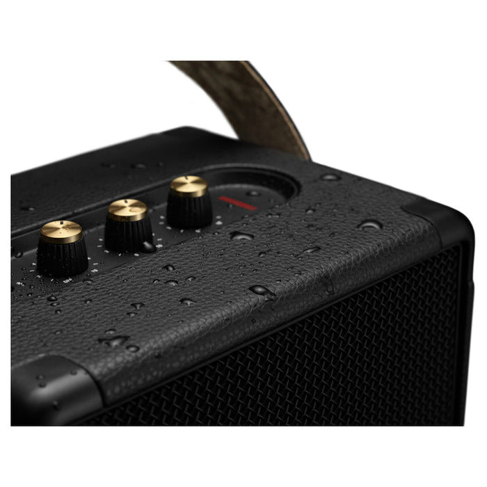 Bluetooth speaker MARSHALL TUFTON BLACK & BRASS 40 W, BLUETOOTH, BATTERY UP TO 20 HOURS, BLACK