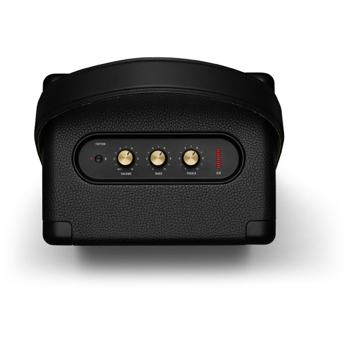 Bluetooth speaker MARSHALL TUFTON BLACK & BRASS 40 W, BLUETOOTH, BATTERY UP TO 20 HOURS, BLACK