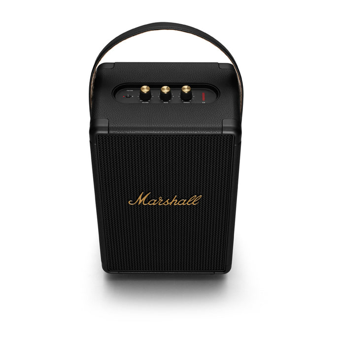 Bluetooth speaker MARSHALL TUFTON BLACK & BRASS 40 W, BLUETOOTH, BATTERY UP TO 20 HOURS, BLACK