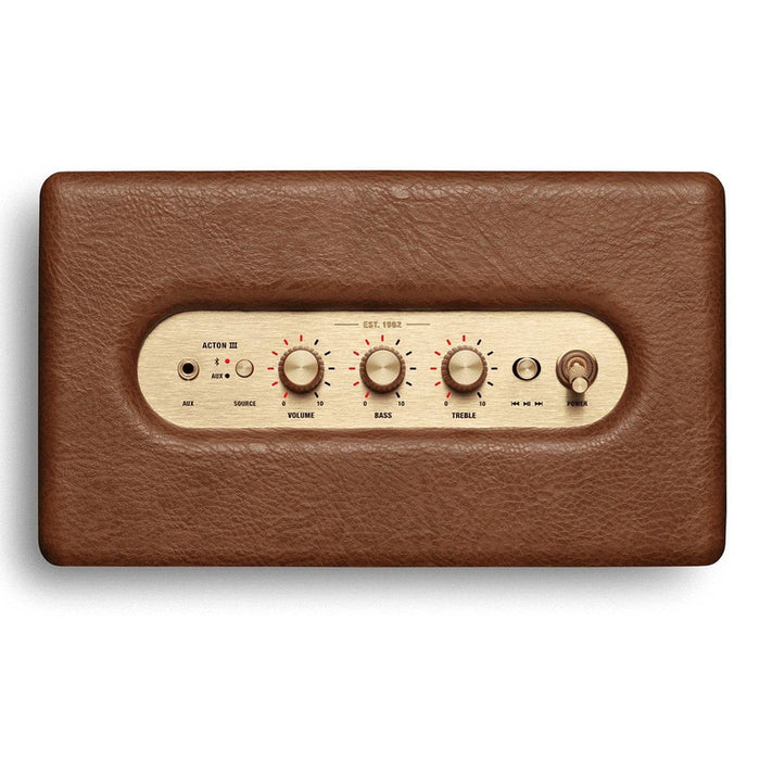 Audio system MARSHALL ACTON III BLUETOOTH BROWN