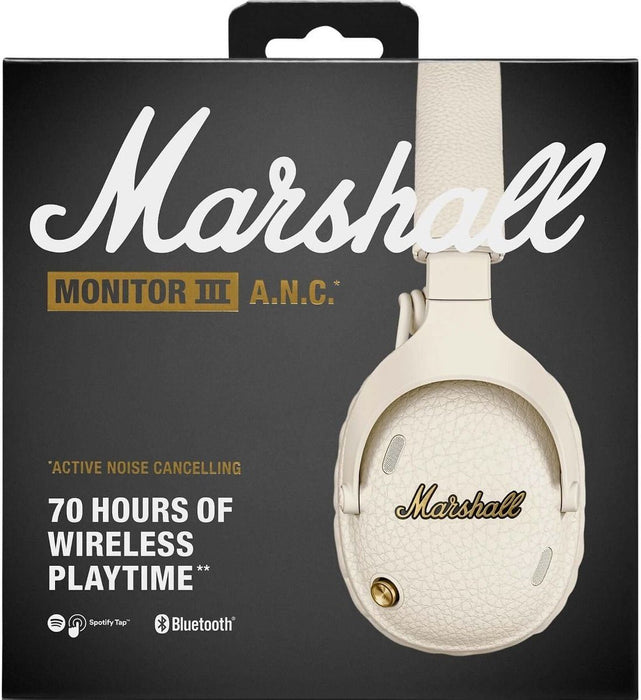 Stereo headphones MARSHALL MONITOR III ANC CREAM