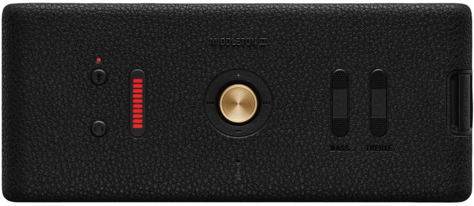 Bluetooth speaker MARSHALL MIDDLETON BLACK & BRASS II