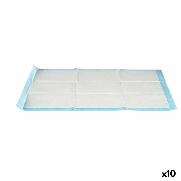 Puppy training pad Mascow Blue White Paper Polyethylene 60 x 90 cm 18,5 x 8,5 x 35 cm (10 Units)