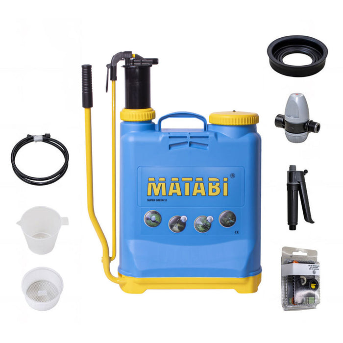 HAND BACK SPRAYER 12 LITERS MATABI SUPER GREEN
