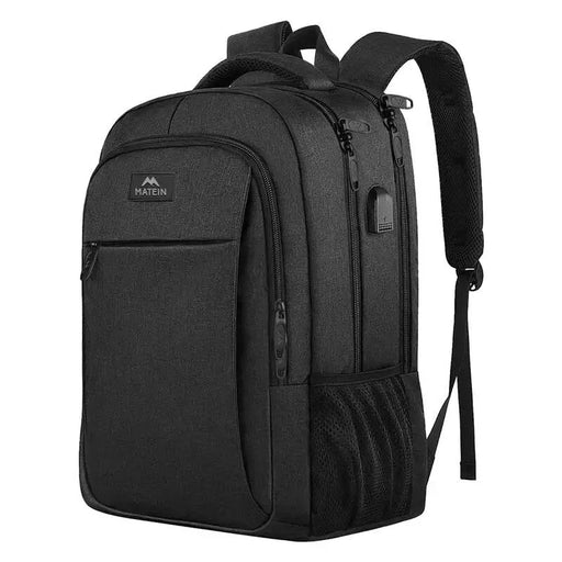 Matein 1007 Black USB 15.6’’ laptop travel backpack - Bags cases backpacks<<<IT Accessories<<<InnproXML