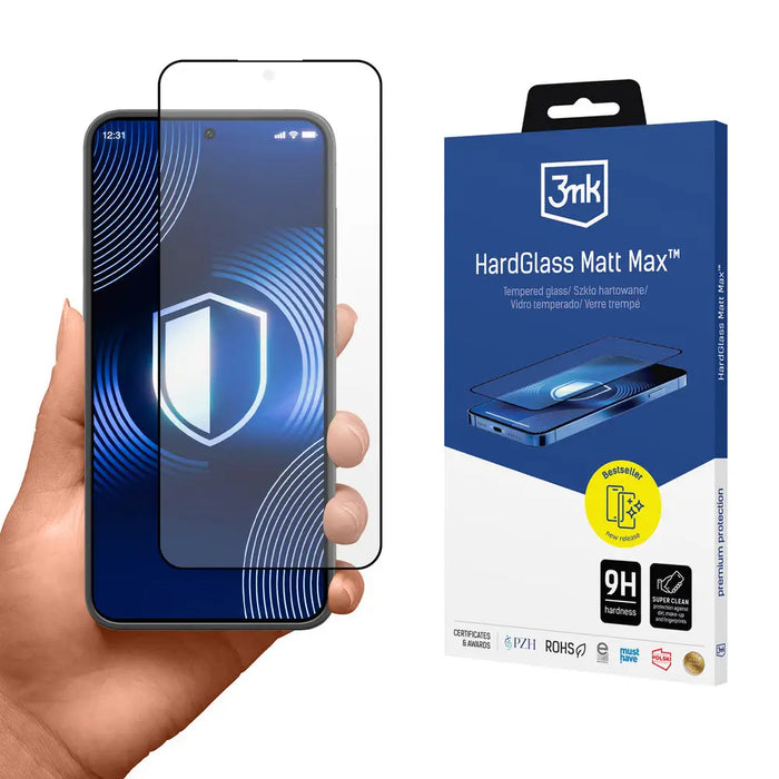Matte tempered glass 3mk HardGlass Matt Max for Samsung Galaxy S24 - *Kategoria tymczasowa<<<HurtelXML