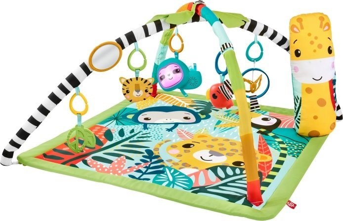 FISHER PRICE EDUCATIONAL 3IN1 RAINFOREST MAT HJW08