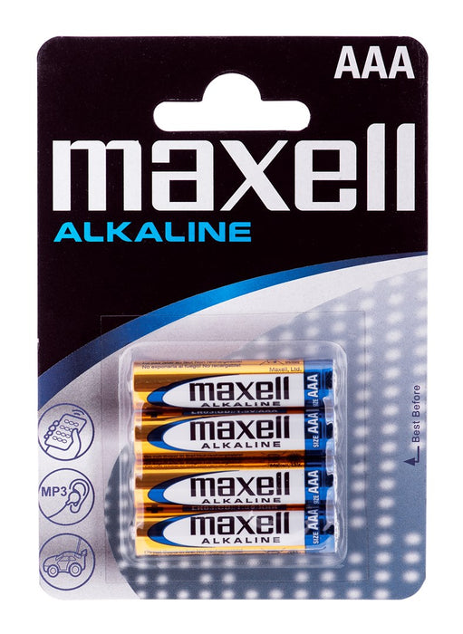 Alkaline battery MAXELL LR03 /4 pcs. in packaging/ 1.5V