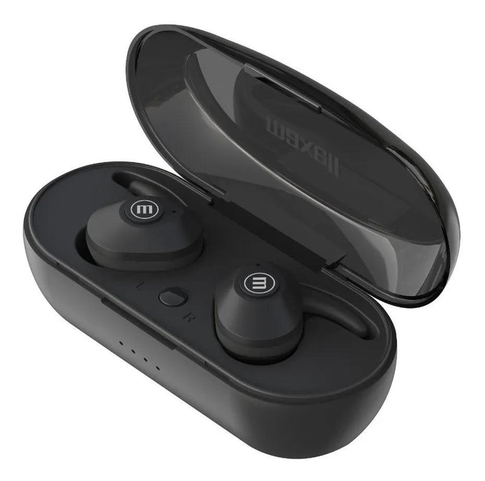 Bluetooth headphones Maxell MINI DUO, True Wireless, Bluetooth 5.0, Black