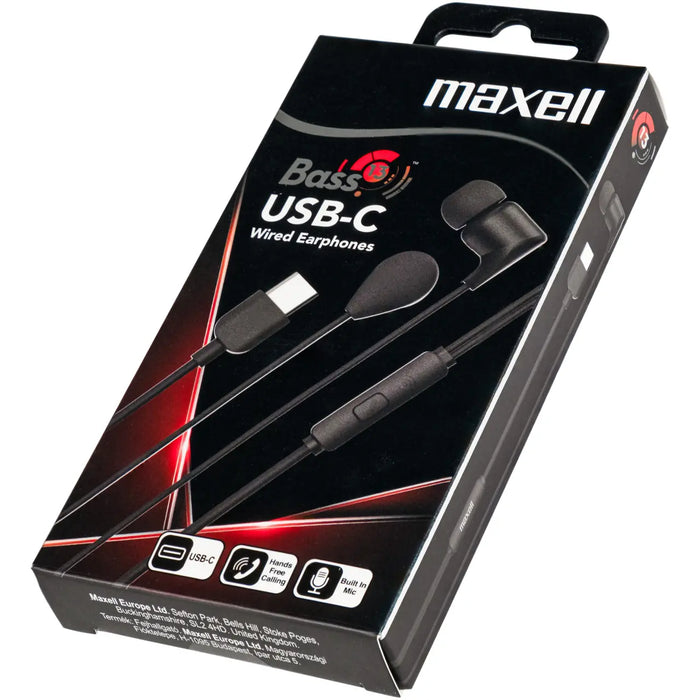 Headphones MAXELL plugs EB10 BASS 13 USB-C